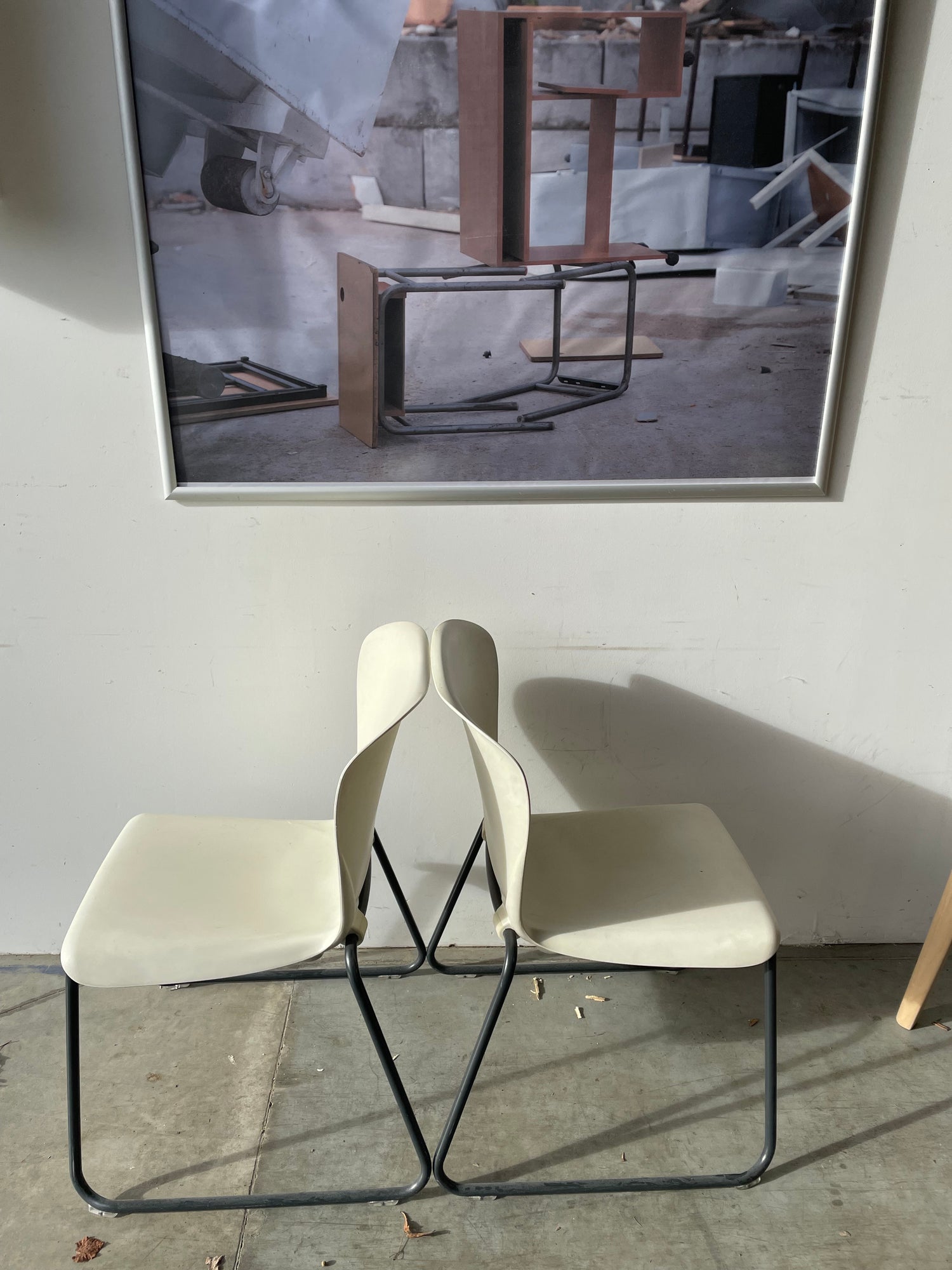 chaise de réunion blanc